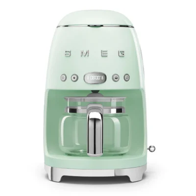 Drip Coffee Machine Пастельный зеленый Стиль 50-х г.г. Aesthetic SMEG DCF02PGEU