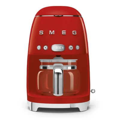 Drip Coffee Machine Красный Стиль 50-х г.г. Aesthetic SMEG DCF02RDEU
