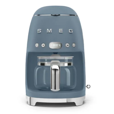 Drip Coffee Machine Синий шторм Стиль 50-х г.г. Aesthetic SMEG DCF02SBMEU