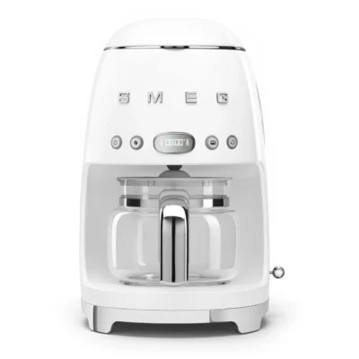 Drip Coffee Machine Белый Стиль 50-х г.г. Aesthetic SMEG DCF02WHEU