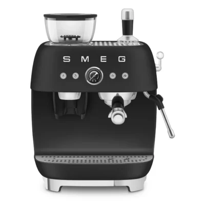 Ручная кофемашина с кофемолкой Стиль 50-х г.г. SMEG EGF03BLMEU