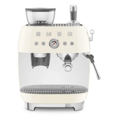 Ручная кофемашина с кофемолкой Стиль 50-х г.г. SMEG EGF03CREU