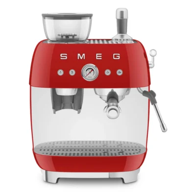 Ручная кофемашина с кофемолкой Стиль 50-х г.г. SMEG EGF03RDEU