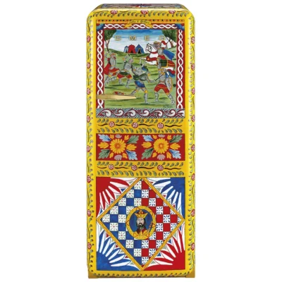 Холодильник с ручной росписью Smeg & Dolce&Gabbana SMEG FAB28R-DG_BV01YW