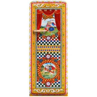 Холодильник с ручной росписью Smeg & Dolce&Gabbana SMEG FAB28R-DG_BV06YW