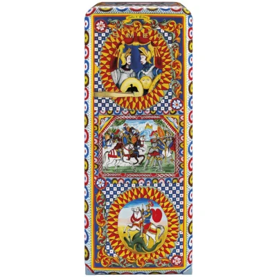 Холодильник с ручной росписью Smeg & Dolce&Gabbana SMEG FAB28R-DG_BV09PB
