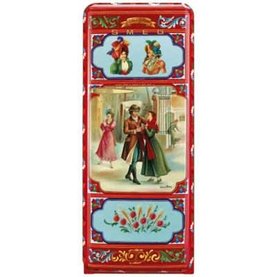 Холодильник с ручной росписью Smeg & Dolce&Gabbana SMEG FAB28R-DG_CR05RD