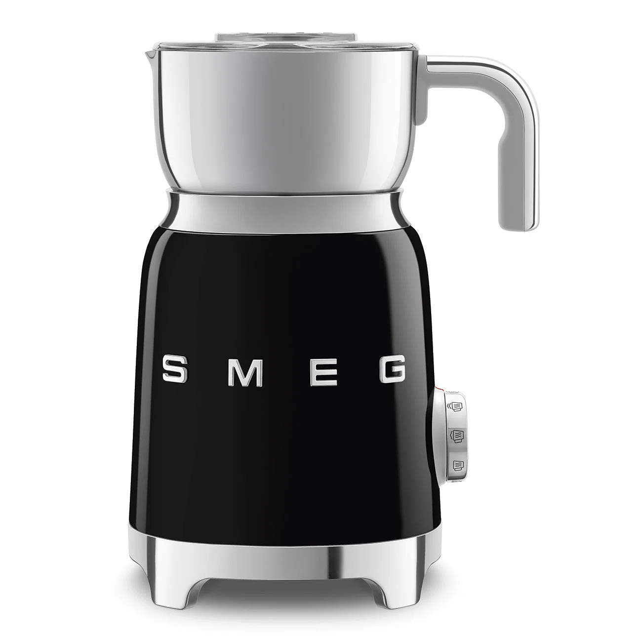 Вспениватель молока Черный Стиль 50-х г.г. Эстетика SMEG MFF11BLEU