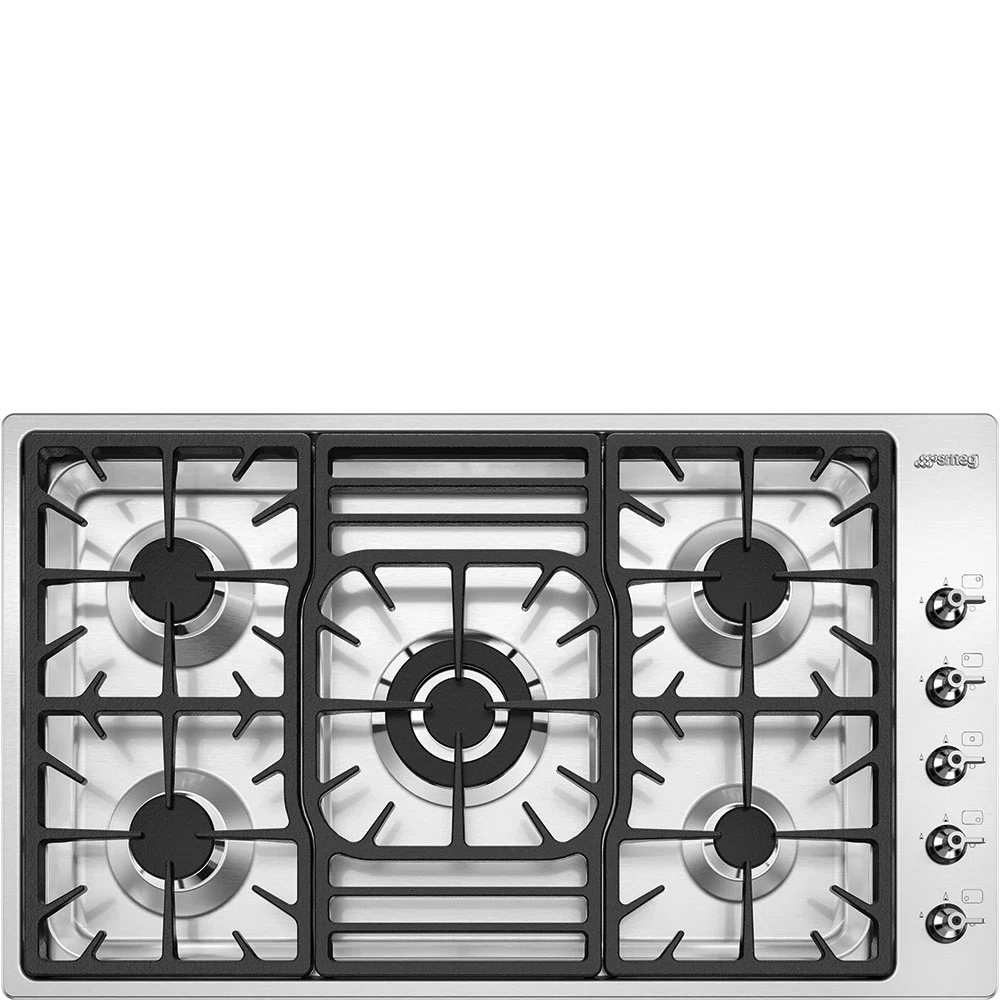 Газ Варочная поверхность 90 cm Классика (Classica) Эстетика SMEG PGF95-4