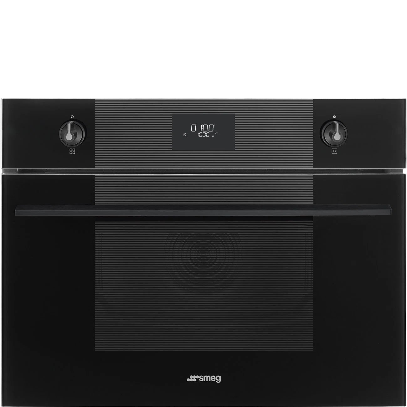 Микроволны + гриль Galileo Духовой шкаф Микроволны с грилем Линия (Linea) Серия SMEG SO4101M0B3