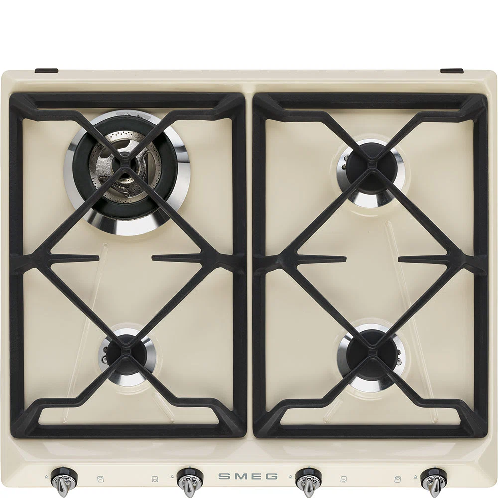 Газ Варочная поверхность 60 cm Виктория (Victoria) Эстетика SMEG SR964PGH