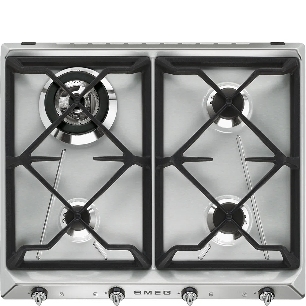 Газ Варочная поверхность 60 cm Виктория (Victoria) Эстетика SMEG SR964XGH