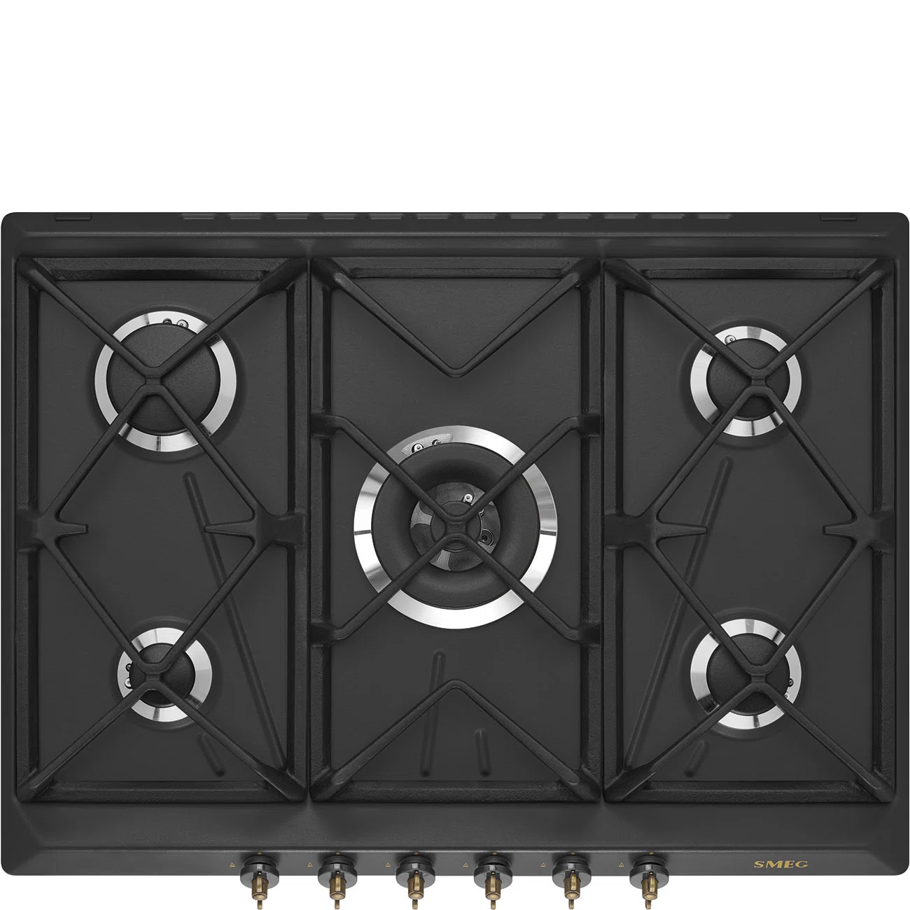 Газ Варочная поверхность 70/75 cm Колониальный стиль (Coloniale) Эстетика SMEG SRV876AOGH